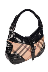 Burberry Nova Checks Hobo Bag
