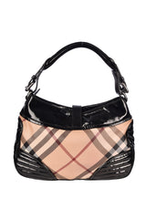 Burberry Nova Checks Hobo Bag