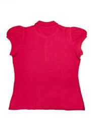 Burberry Pink Polo Neck T Shirt