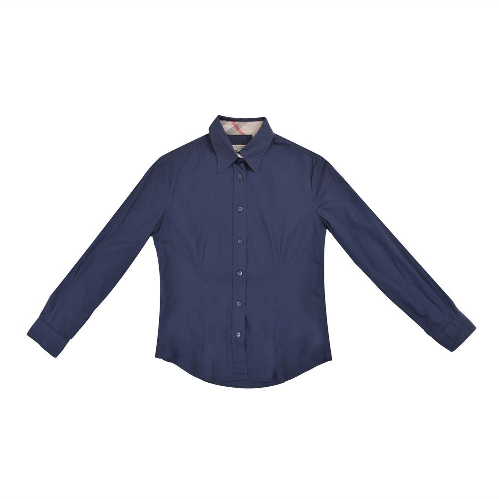 Burberry Royal Blue Cambridge Shirt