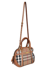 Burberry Small Orchard House Check Bowling Bag