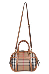 Burberry Small Orchard House Check Bowling Bag