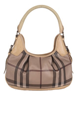 Burberry Smoked Check Brooklyn Hobo Bag