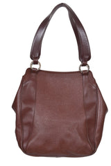 bvlgari-brown-leather-shoulder-bag
