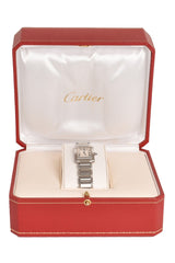 CARTIER STAINLESS TANK WATCH