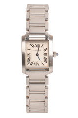 CARTIER STAINLESS TANK WATCH