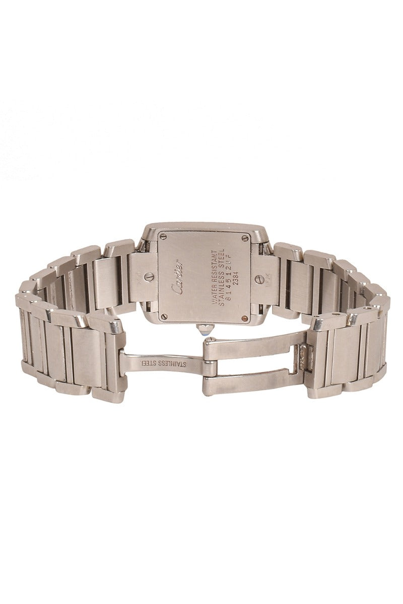 CARTIER STAINLESS TANK WATCH