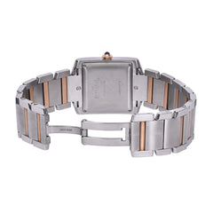 CARTIER TANK FRANCAISE STEEL GOLD AUTOMATIC WATCH