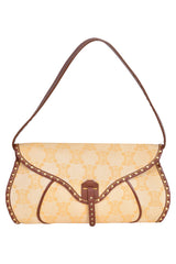 Celine Vintage Macadam Shoulder Bag