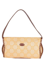 Celine Vintage Macadam Shoulder Bag