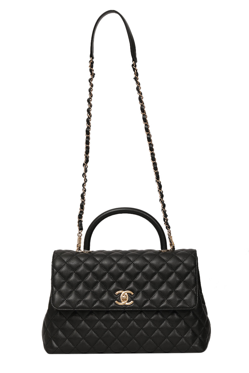 chanel-coco-black-top-handle-bag