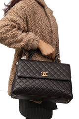 chanel-cococaviar-leather-brown-top-handle-bag