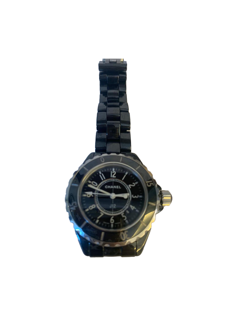 Chanel J12 Unisex Black Ceramic and Steel Watch
