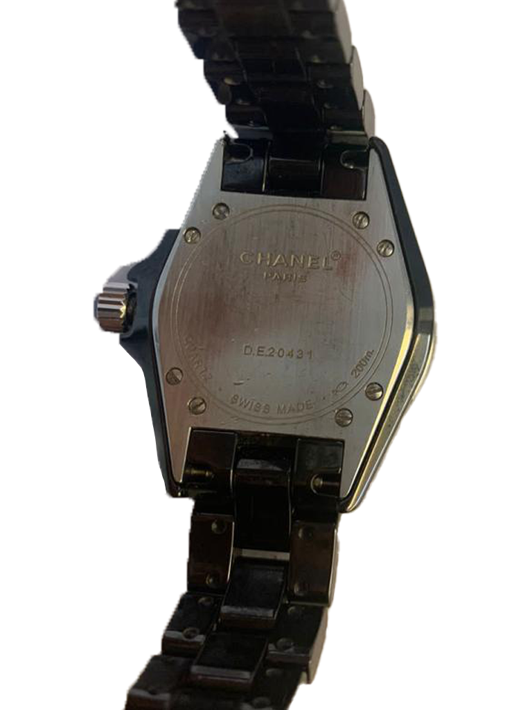 Chanel J12 Unisex Black Ceramic and Steel Watch