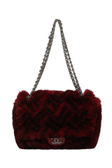 Chanel Paris Red Orylag Rabbit Handbag