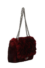 Chanel Paris Red Orylag Rabbit Handbag