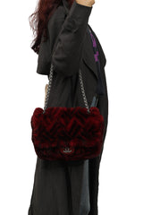 Chanel Paris Red Orylag Rabbit Handbag