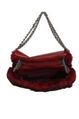 Chanel Paris Red Orylag Rabbit Handbag