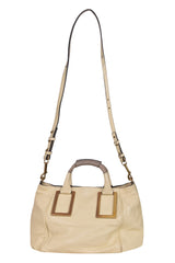 Chloe Cream Leather Ethel Satchel Bag