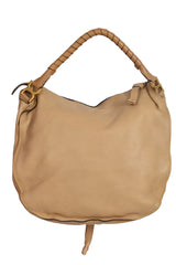 Chloe Marcie Leather Beige Handbag