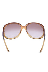 Christian Dior Brown Glossy 1 Square Sunglasses