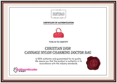 Christian Dior Cannage Nylon Charming Doctor Bag