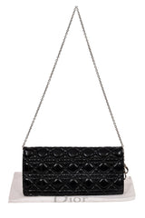 Christian Dior Cannage Quilted Leather Lady Dior Wallet On Chain Handbag