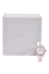 Christian Dior Christal Rubber Bracelet Watch