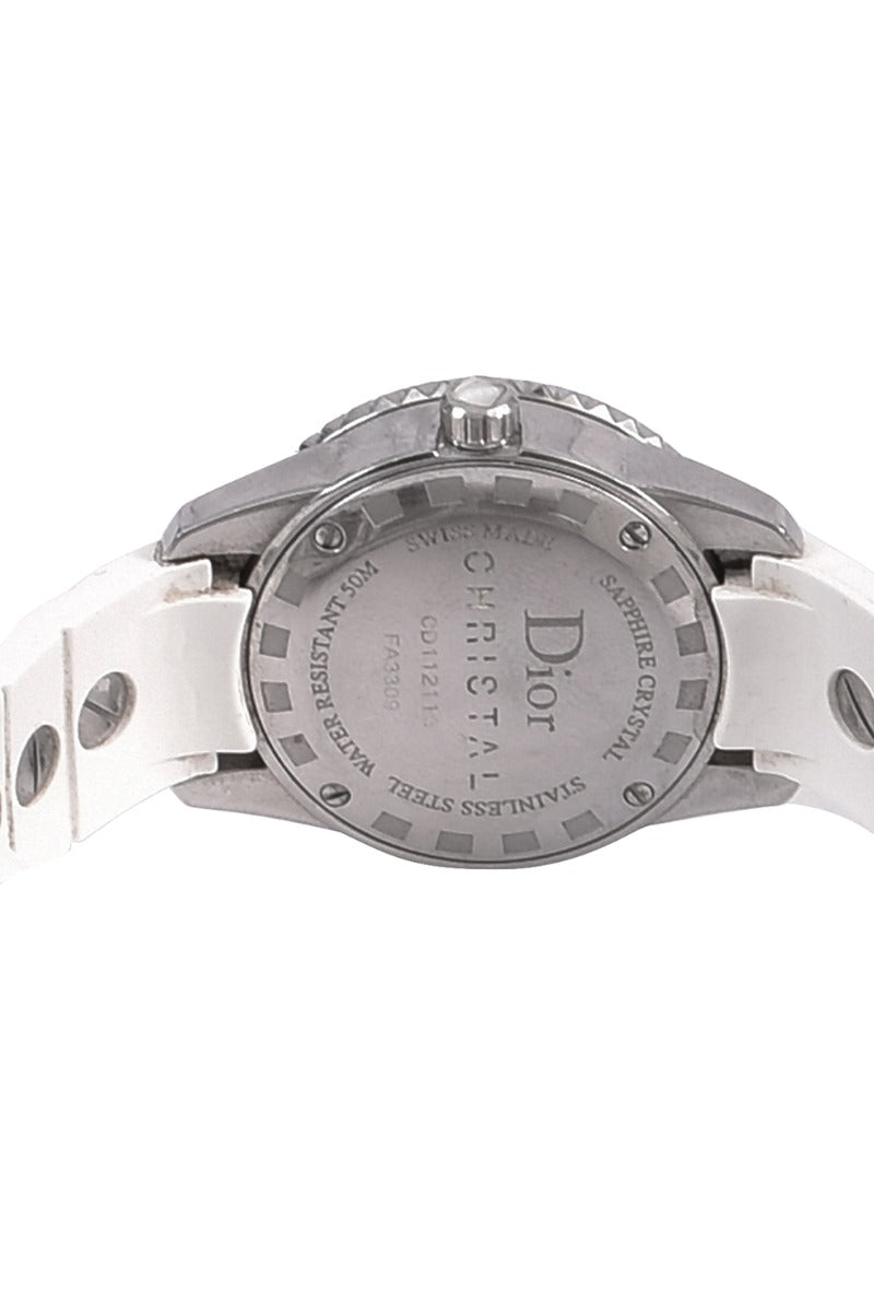 Christian Dior Christal Rubber Bracelet Watch