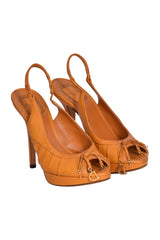 Christian Dior Gipsy Leather Charm Heels