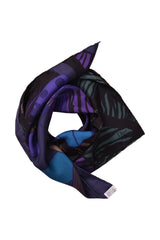 Christian Dior Graphic Butterfly Print Scarf