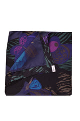 Christian Dior Graphic Butterfly Print Scarf