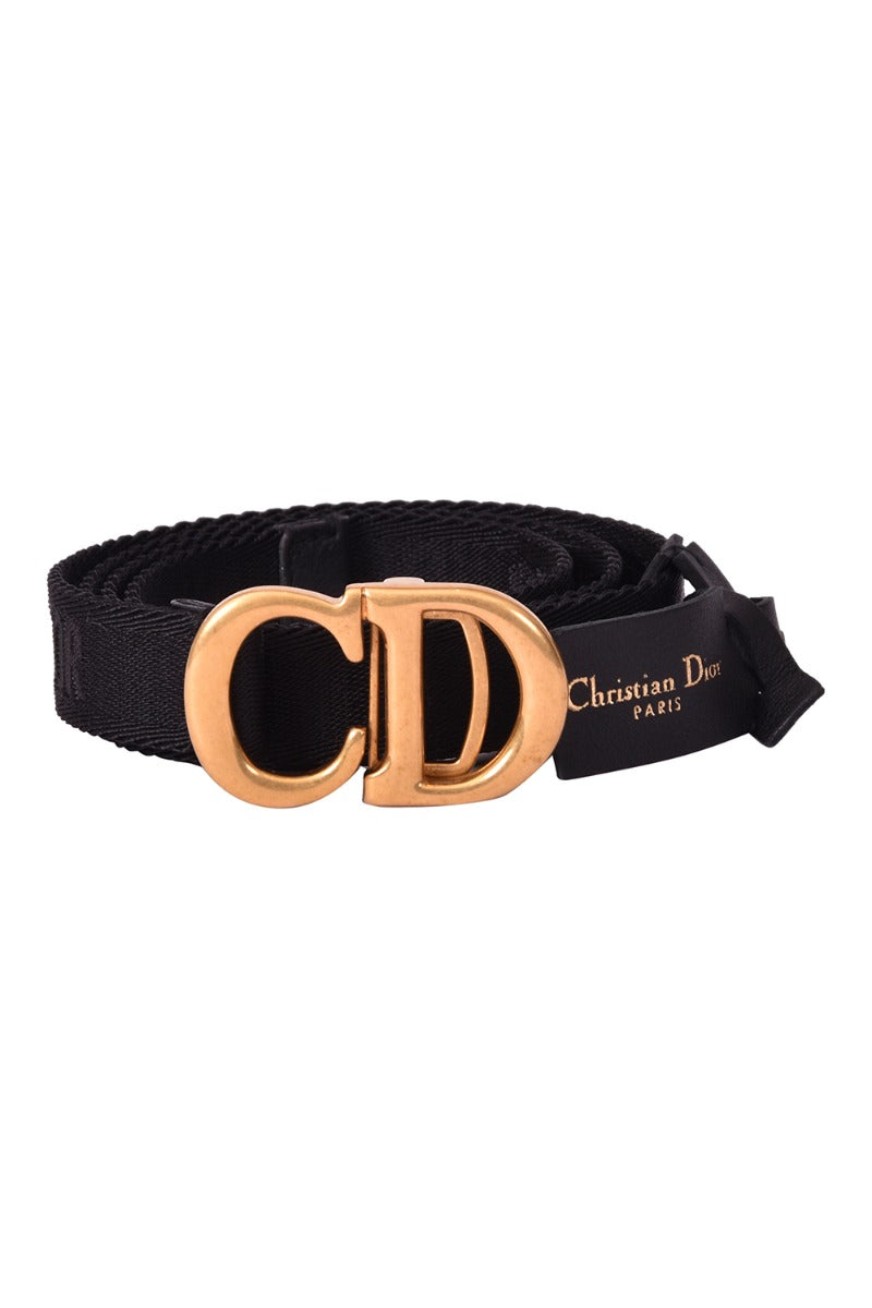 Christian Dior Monogram 20Mm Nylon Belt
