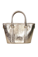 Christian Dior Oblique Metallic Gold Tote Bag