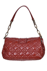 Christian Dior Patent Leather Cannagenew Lock Flap Bag