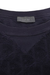 Christian Dior Textured Purple T Shirt