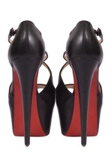 Christian Louboutin Exagona Crisscross Platform Sandals