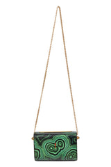 Christian Louboutin Malachite Patent Leather Evening Bag