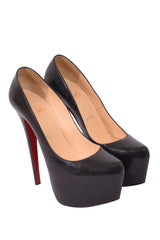 Christian Louboutin Pointed Toe Platform Pumps