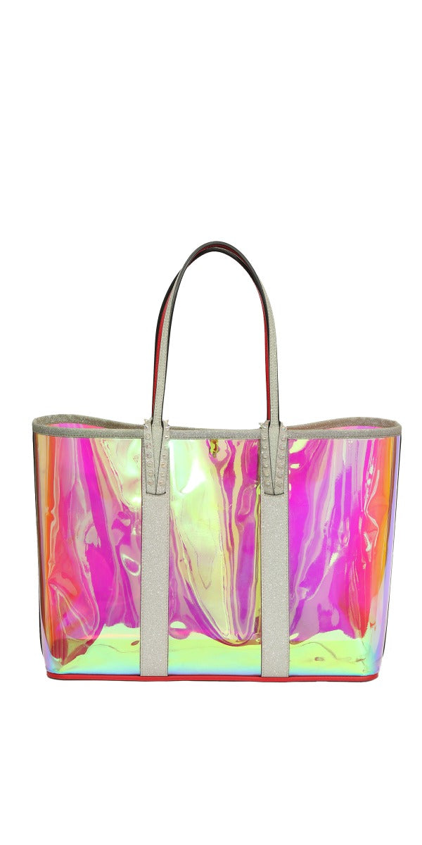 Christian Louboutin Pvc Spikes East West Cabata Tote
