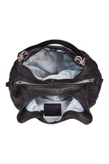 Coach Black Maggie Op Art Hobo Bag