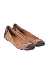 Coach Chelsea Signature Ballet Flats