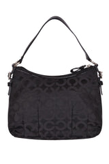 Coach Madison Op Sat Top Handle Black Handbag