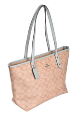 Coach Monogram City Zip Tote Bag