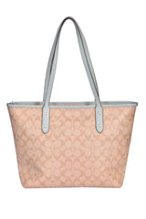 Coach Monogram City Zip Tote Bag