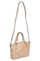 Coach Pebble Leather Kelsey Satchel Bag