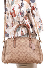 Coach Sage Carryall In Signature Canvas Tote Bag