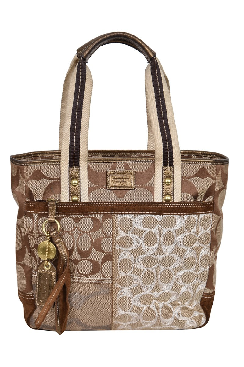 coach-signature-brown-monogram-handbag