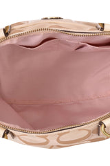 Coach Signature Stripe Satchel Bag