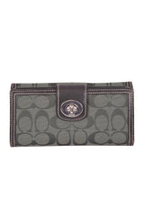 Coach Signature Turnlock Wallet